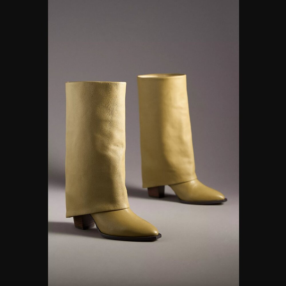 Anthropologie Fold-over boots, Silent D brand